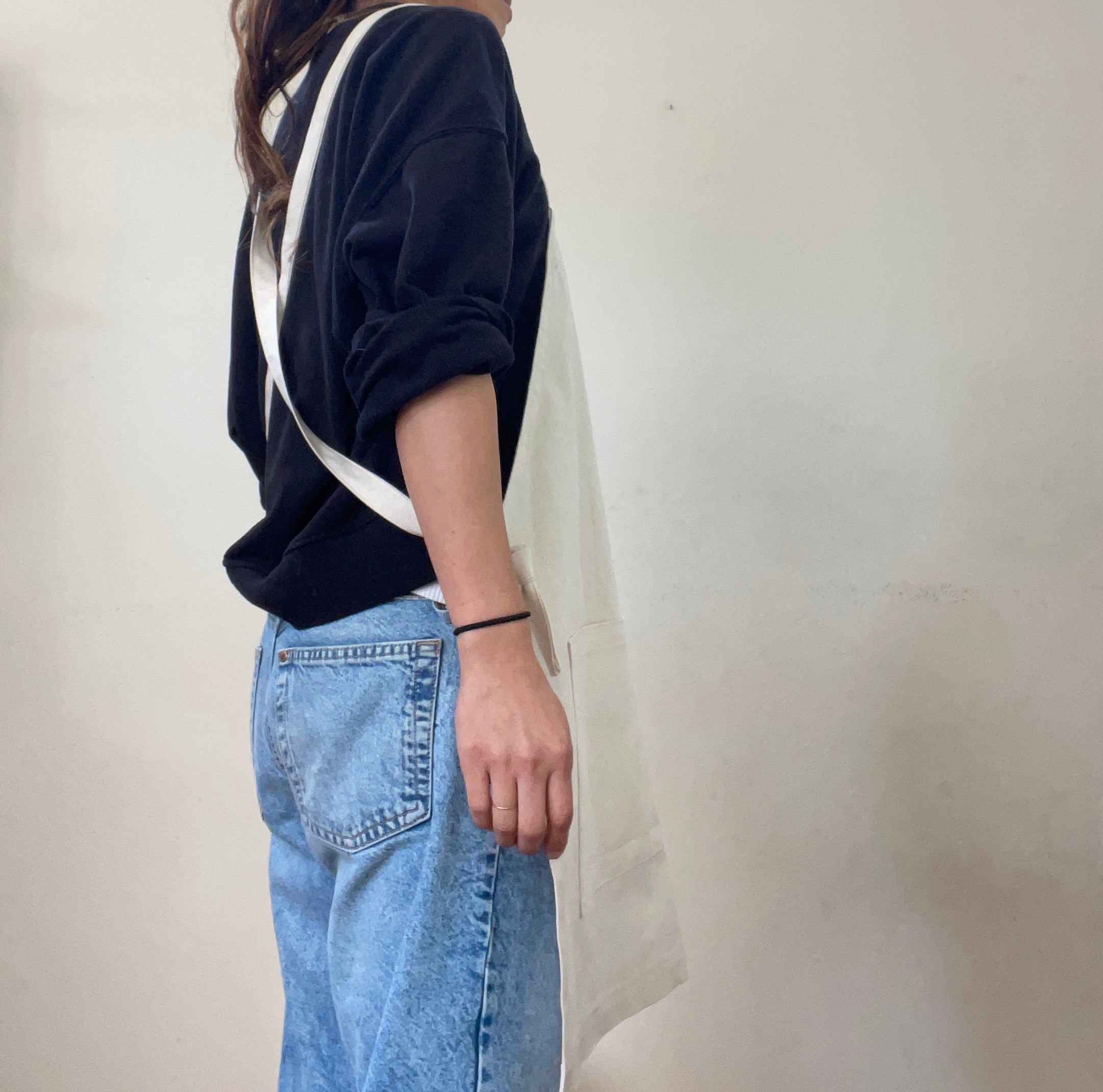 G.K.P. Slip-on Apron: Organic Natural